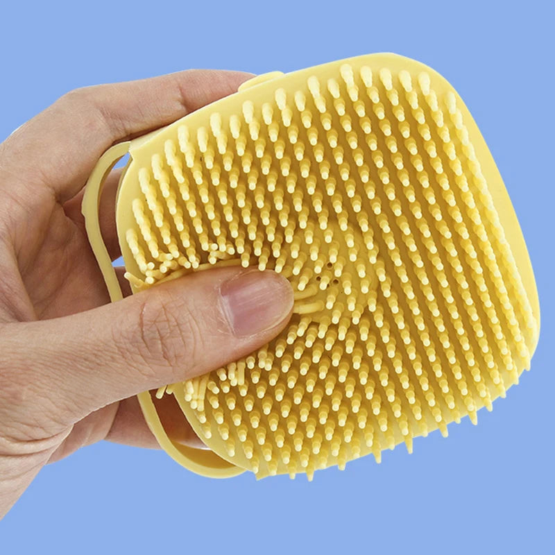 Escova macia de silicone para Pet ou Cuidado Pessoal - Massagem e Banho